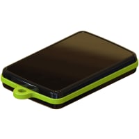 Serpac Pendant enclosure with neon green looped seal; Accepts 0.031" circuit board.