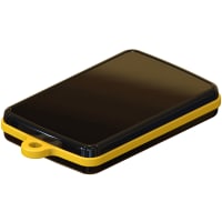 Serpac Pendant enclosure with yellow looped seal; Accepts 0.031" circuit board.