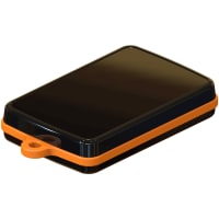 Serpac Pendant enclosure with orange looped seal; Accepts 0.031" circuit board.