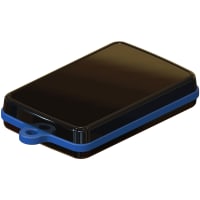 Serpac Pendant enclosure with blue looped seal; Accepts 0.031" circuit board.