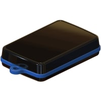 Serpac Pendant enclosure with blue looped seal; Accepts 0.031" circuit board.