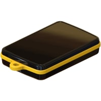 Serpac Pendant enclosure with yellow looped seal; Accepts 0.031" circuit board.