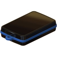 Serpac Pendant enclosure with blue looped seal; Accepts 0.031" circuit board.