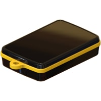 Serpac Pendant enclosure with yellow looped seal; Accepts 0.031" circuit board.