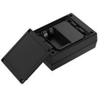 Serpac Recessed, Smooth Top Desktop Enclosure w/ 9V Battery Comprt., 4.38x3.25x1.50in.