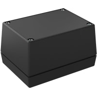 Serpac Recessed, Smooth Top Desktop Enclosure w/ 9V Battery Comprt., 4.38x3.25x2.50in.