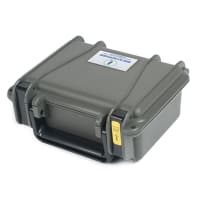 Serpac Protective Equipment Case, IP 67, 8.8"x7.5"x3.9", Foam, Gun Metal Gray