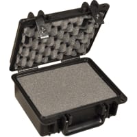 Serpac Case;Carrying/Equipment;Waterproof;Airtight;IP67;Resin;Blk;Foam;9.85x10.8x4.5in