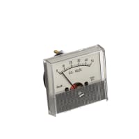 Shurite Panel Meter, Volt, Elec, Analog, Range 0-50VDC, Dim 2.53"Lx1.99"Wx2.31"H, Polystyrene