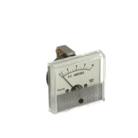 Shurite Panel Meter, Ammeter, Elec, Analog, Range 0-10AAC, Dim 2.53"Lx1.99"Wx2.31"H, Accy 5%