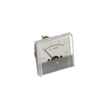 Shurite Panel Meter, Ammeter, Elec, Analog, Range 0-15ADC, Dim 2.53"Lx1.99"Wx2.31"H, Accy 5%