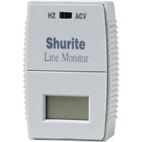 Shurite Monitor, Frequency, 108 to 132 VAC, 50 to 70 Hz, +/- 2% (+/- 1digit)