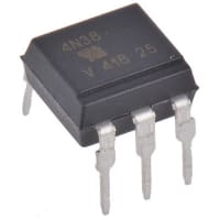 Siliconix / Vishay DC Input Phototransistor Output Optocoupler, Through Hole, 6-Pin DIP