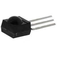 Siliconix / Vishay TSOP34838, 38kHz IR Receiver, 950nm, 45m Range, Through Hole, 6 x 5.6 x 6.95mm