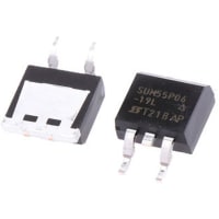 Siliconix / Vishay SUM55P06-19L-E3 P-channel MOSFET Transistor, 55 A, 60 V, 2+Tab-Pin TO-263