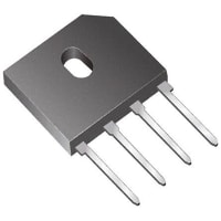 Siliconix / Vishay G3SBA20L-E3/51, Bridge Rectifier, 4A 200V, 4-Pin GBU