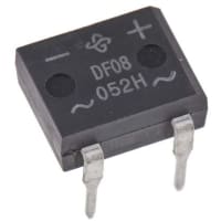 Siliconix / Vishay DF02MA-E3/45, Bridge Rectifier, 1A 200V, 4-Pin DFM