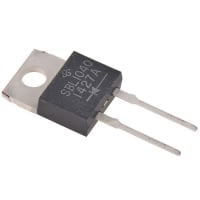 Siliconix / Vishay SBL1040-E3/45, Schottky Diode, 40V 10A, 2-Pin TO-220AC