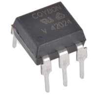 Siliconix / Vishay CQY80N DC Input Phototransistor Output Optocoupler, Through Hole, 6-Pin DIP