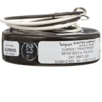 Simpson Current Transformer 100:1 500A Primary 5A Secondary 50-400Hz Molded, Leadwires