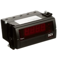 Simpson Panel Meter, Volt, Elec, LED, Range 20VDC, Cut-Out 3.6x1.77", 3-1/2 Dig, 0.56" DigH