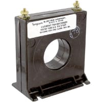 Simpson Current Transformer To monitor AC current, 1000:5, 50 to 400 Hz, +/- 1%, Screw