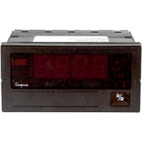 Simpson Panel Meter, Process, Elec, LED, Range 4-20mA, Cut-Out 3.62x1.77", 3-1/2 Dig, 10uA Res