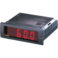 Simpson Panel Meter, 3.5 Digit LCD, Negative, 85-250VAC@40-440Hz, 4VA@85-250VAC, Input 200mV