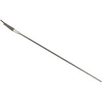 Simpson Thermocouple, K, 316 Stainless Steel, Yellow, 2.5 Sec., 1600 F (Max.)