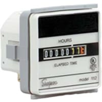 Simpson ELAPSED TIME METER, 1.5 IN SQUARE, 120VAC, MODEL 112ET