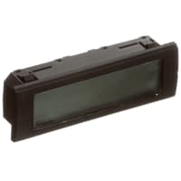 Simpson Panel Meter, Volt, Elec, LCD, Range 20VDC, Cut-Out 0.874x2.677", 3-1/2 Dig, 0.5" DigH