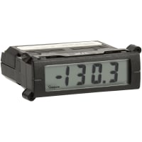 Simpson Panel Meter, 3.5 Digit LCD, 85-250VAC@40-440Hz, 4VA@85-250VAC, Input 5A