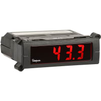 Simpson Panel Meter, 3.5 Digit LCD, Negative, 9-32VDC@40-440Hz, 3VA@9-32VDC, Input 200V