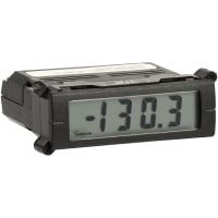 Simpson Panel Meter, 3.5 Digit LCD, 24-250VAC@40-440Hz, 4VA@85-250VAC, Input 0-10VDC