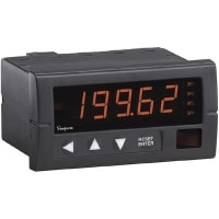 Simpson Panel Meter, Volt, Elec, LED, Range 200mVDC, Cut-Out 3.62X1.77", 3-1/2 Dig, 0.56" DigH