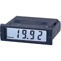 Simpson Panel Meter, 4.5 Digit LCD, 85-250VAC@40-440Hz, 4VA@85-250VAC, Input 2V