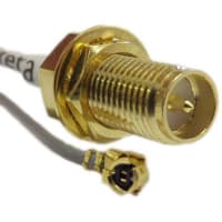 Siretta Networking Cable, Coaxial Cable, U.FL to SMA Female, Reverse Polarity, 250mm