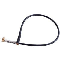 Siretta Coaxial Cable, Right Angle Male MMCX to Female MMCX Coaxial Cable, RG174, 250mm