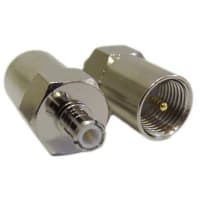 Siretta Coaxial Adapter, Straight, RF Adapter, MCX Plug to FME Plug