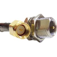 Siretta Networking Cable, Coaxial Cable, RG174 SMA Male to FME Male, 0.2M