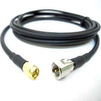 Siretta Networking Cable, Coaxial Cable, LLC200A, SMA Male to FME Male, 15M