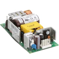 SL Power ( Ault / Condor ) Power Supply, AC-DC, 24V, 2.7A, 100-240V In, Open Frame, Medical, 65W, MINT1065 Series