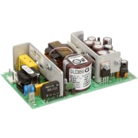 SL Power ( Ault / Condor ) Power Supply, AC-DC, 5V@7A, 12V@2.5A, 24V@1.5A, 90-264V In, Open Frame, Pnl Mnt, GLC65