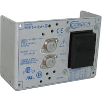 SL Power ( Ault / Condor ) Power Supply, AC-DC, 15V, 4.5A, 100-240V In, Open Frame, DIN Rail, Linear, HN Series