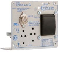 SL Power ( Ault / Condor ) Power Supply, AC-DC, 12V, 3.4A, 100-240V In, Open Frame, DIN Rail, Linear, HC Series