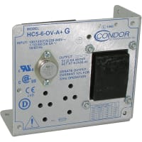 SL Power ( Ault / Condor ) Power Supply, AC-DC, 5V, 6A, 100-240V In, Open Frame, Panel Mount, Linear, 30W, HC Series