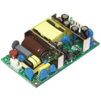 SL Power ( Ault / Condor ) Power Supply, AC-DC, 24V, 0.84A, 90-264V In, Open Frame, Panel Mount, 20W, GECA Series