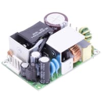 SL Power ( Ault / Condor ) Power Supply, AC-DC, Open Frame: Medical, 60W, 12V@4.58A, 90-264V In