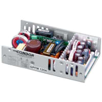 SL Power ( Ault / Condor ) PwrSup, AC-DC, Out -15, +5, +12, 15VDC, In 90 to 264VAC, Panel, Open-Frame, 125W, 4