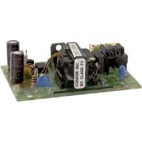 SL Power ( Ault / Condor ) Power Supply, AC-DC, 24V, 0.625A, 90-264V In, Open Frame, Pnl Mnt, Medical, GSM15 Series